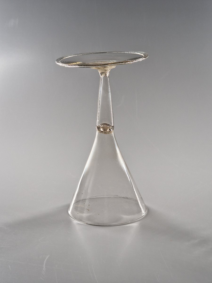Venice Or Venice-style, Stemmed Glass—late 16th–early 17th Century-photo-8