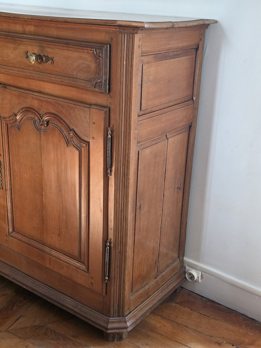 Buffet enfilade en merisier massif à belle patine – Époque Transition, XVIIIe siècle-photo-2