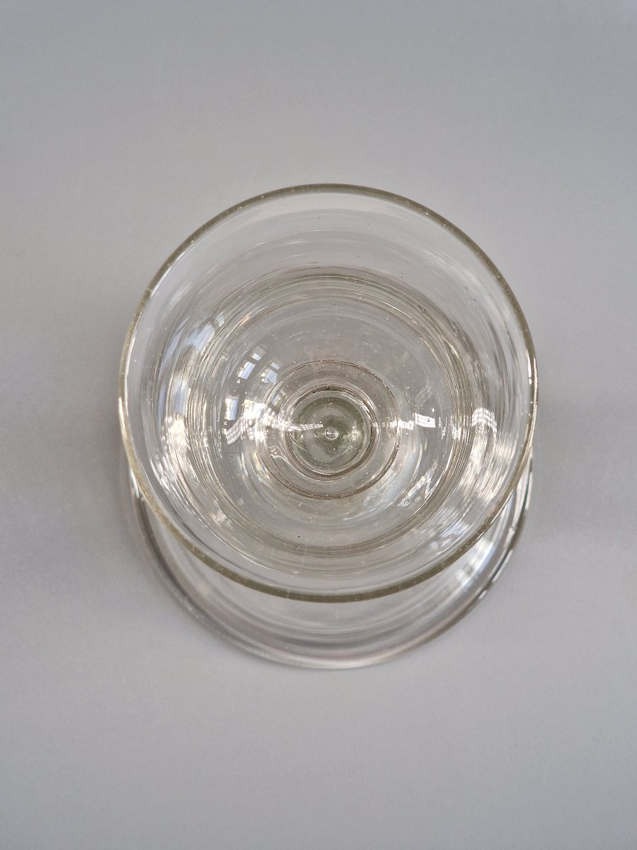 Blown-glass Chalice With A Baluster Stem And Bell-shaped Base, Late 18th Century-photo-5