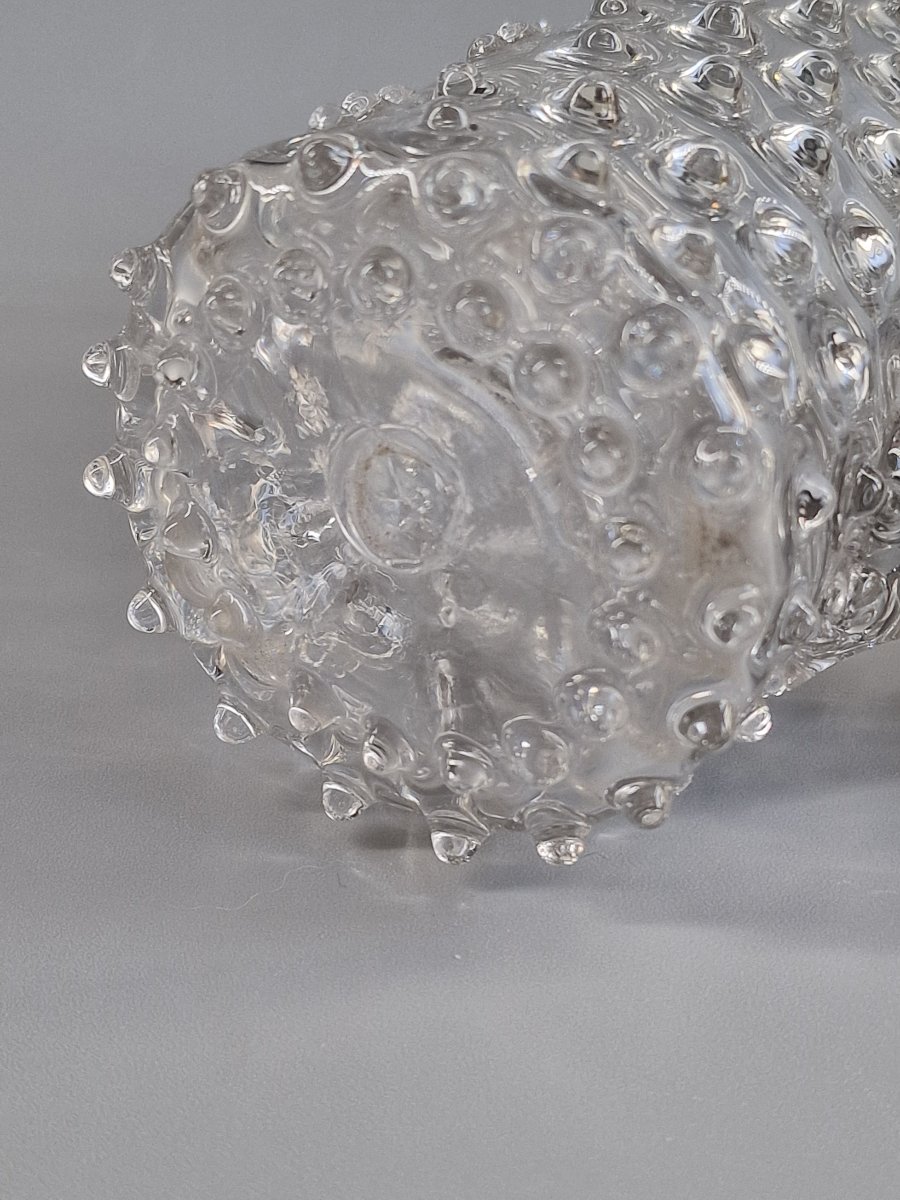 Studded Blown-glass Pitcher – Liège, Late 18th Century-photo-2