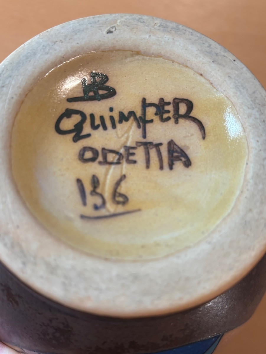 Stoneware Jug Odetta Quimper-photo-4