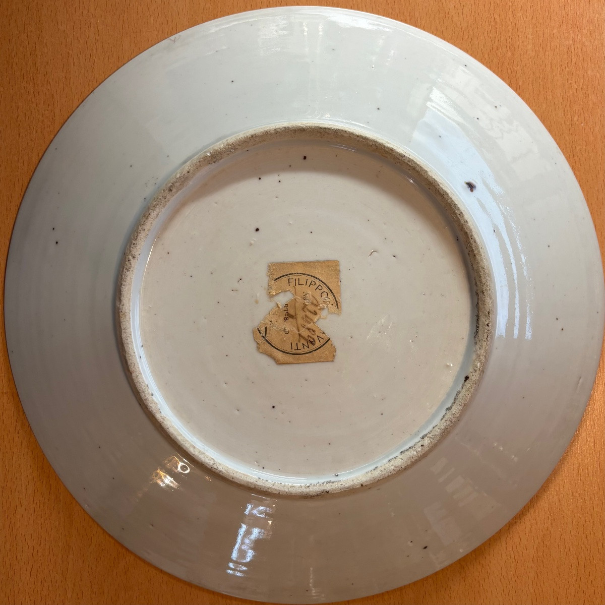 Plat en porcelaine de Chine XVIIIème siècle -photo-2