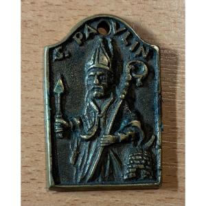 Méreau ou médaille de pèlerinage Saint Paulin 1742