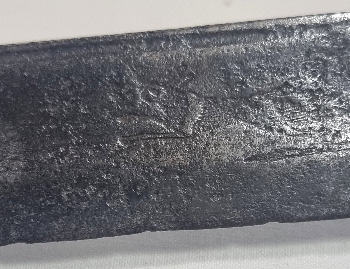 épée De Chasse Avec Lapins Sautant Gravés Des Deux Côtés – 77,5 Cm-photo-4