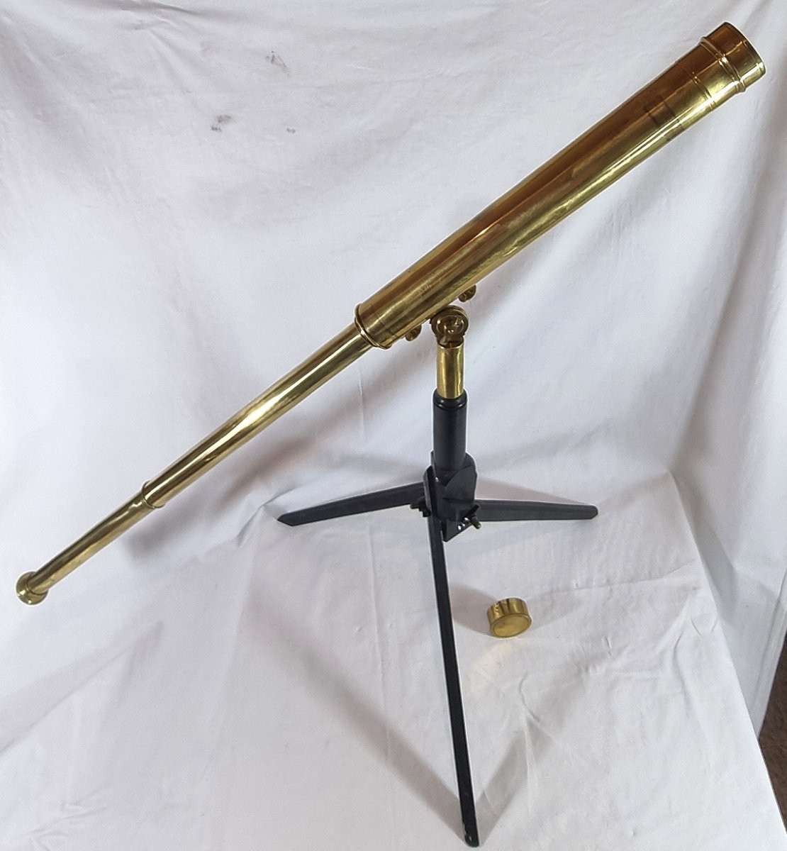 Spyglass Lunette / Longue-vue Française Du XIXe Siècle Marquée P. Trambouze Paris-photo-2