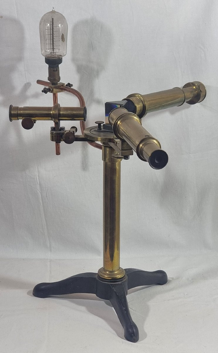Antique 19th Century Spectroscope Made By Laurent, Paris-photo-2