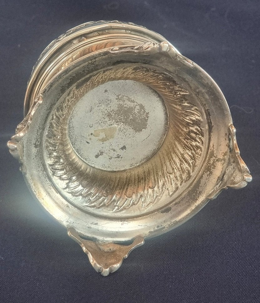 French Silver Table Bell, Marked Fray Fils Paris, 1875–1891-photo-3