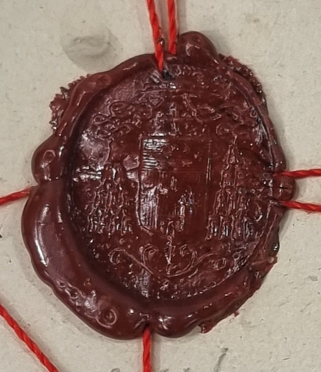 Reliquaires antiques 3 reliques Sceau de cire papal et bijoux en strass Français S.F. de Sales-photo-2