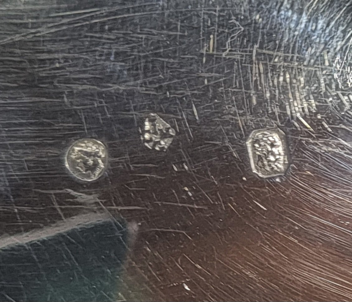 Antique French Chalice, 26 Cm, In Solid 950/1000 Silver (vermeil), Gothic Style, Paten-photo-6