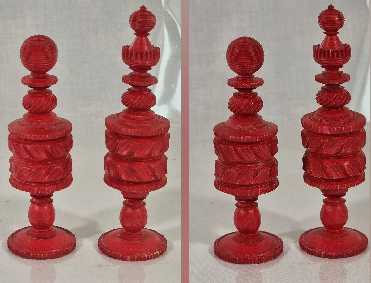 Jeu d'échecs ancien des années 1850, Grande-Bretagne-photo-4