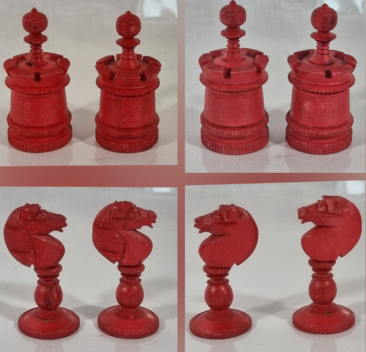 Jeu d'échecs ancien des années 1850, Grande-Bretagne-photo-1