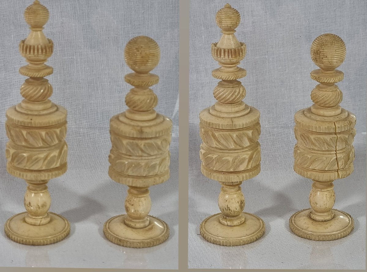 Jeu d'échecs ancien des années 1850, Grande-Bretagne-photo-2