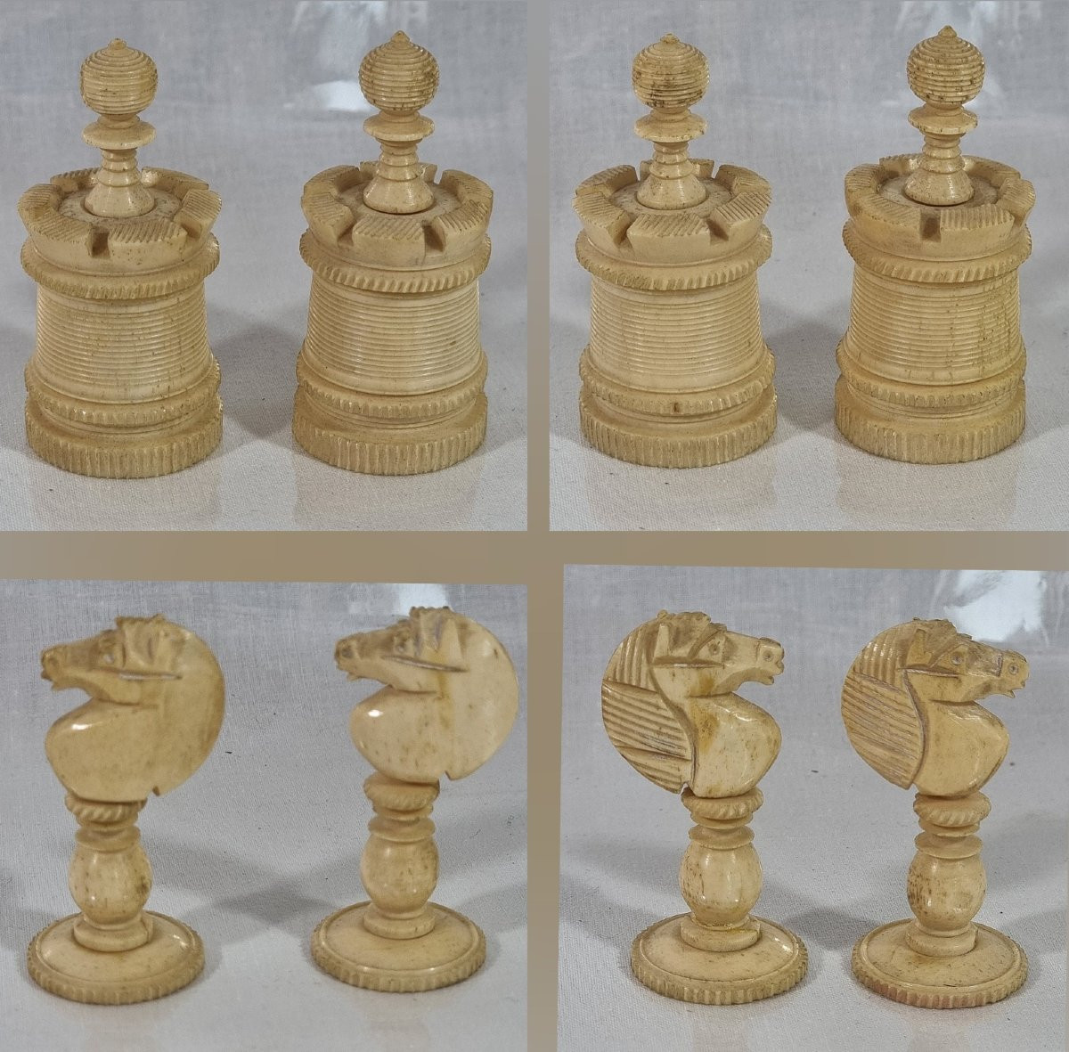 Jeu d'échecs ancien des années 1850, Grande-Bretagne-photo-3