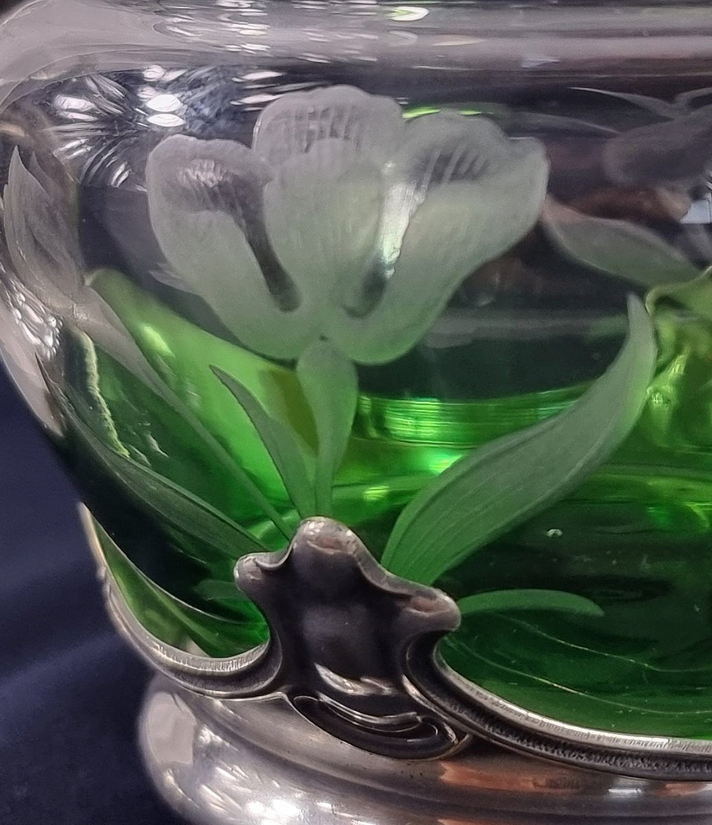 Silver-plated Art Nouveau Candy Dish/biscuit Tin By Wmf, 1900-photo-4