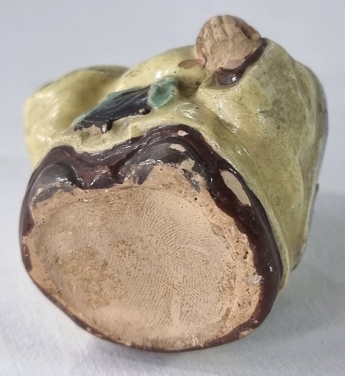 Asian Ceramic Buddha/immortal Deity Statuette-photo-4