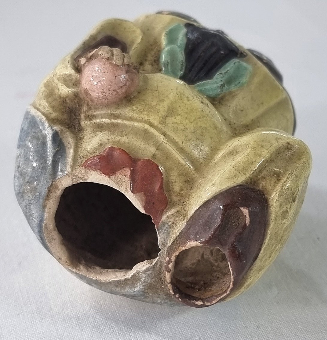 Asian Ceramic Buddha/immortal Deity Statuette-photo-5