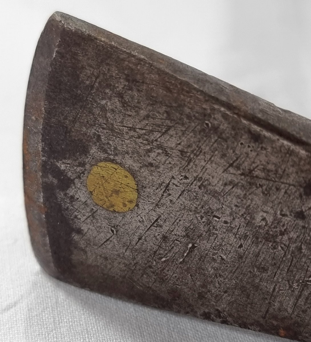 Marteau à sucre en fer massif du XIXe siècle.-photo-3