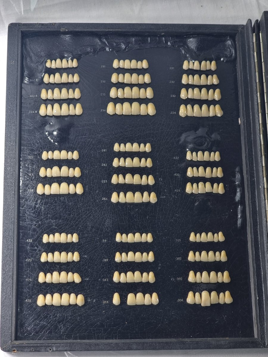 Boîte de modèles dentaires Candulor vintage (Suisse) -photo-3