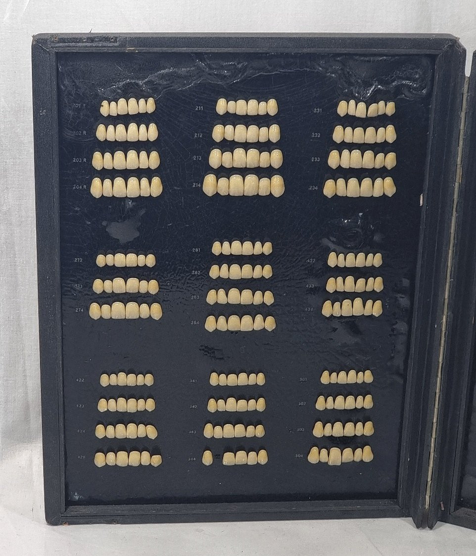 Boîte de modèles dentaires Candulor vintage (Suisse) -photo-5