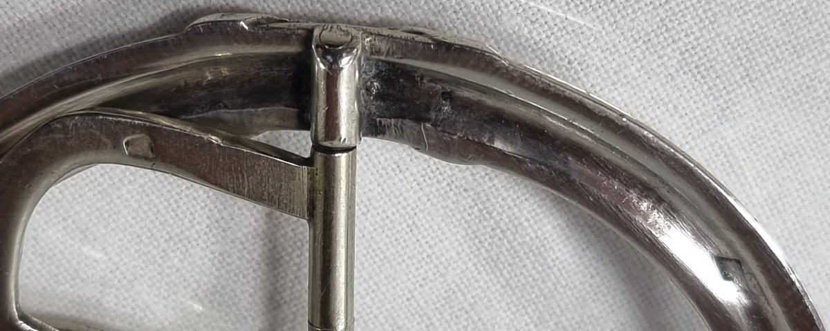 Antique French Silver Belt, Louis XVI Style-photo-3