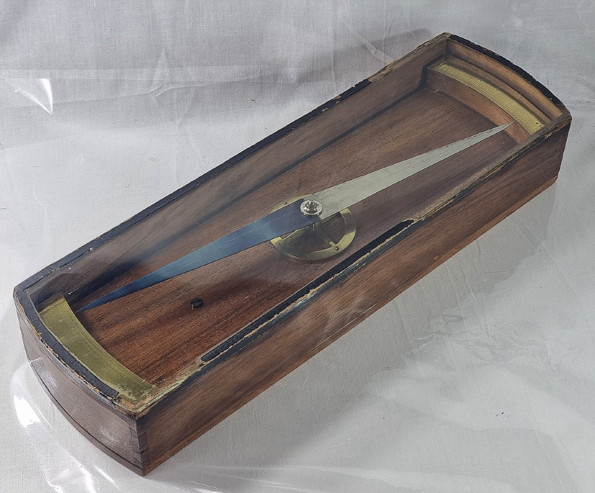 Grand "Through" compas à auge ancien, 47 cm 1800-1825-photo-2