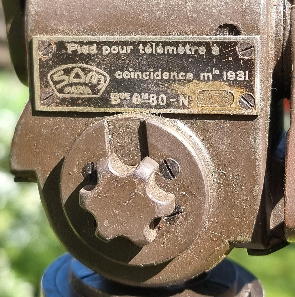 Télémètre militaire français – Télémètre SOM Modèle 1931 Type G2 –  Seconde Guerre Mon.-photo-5