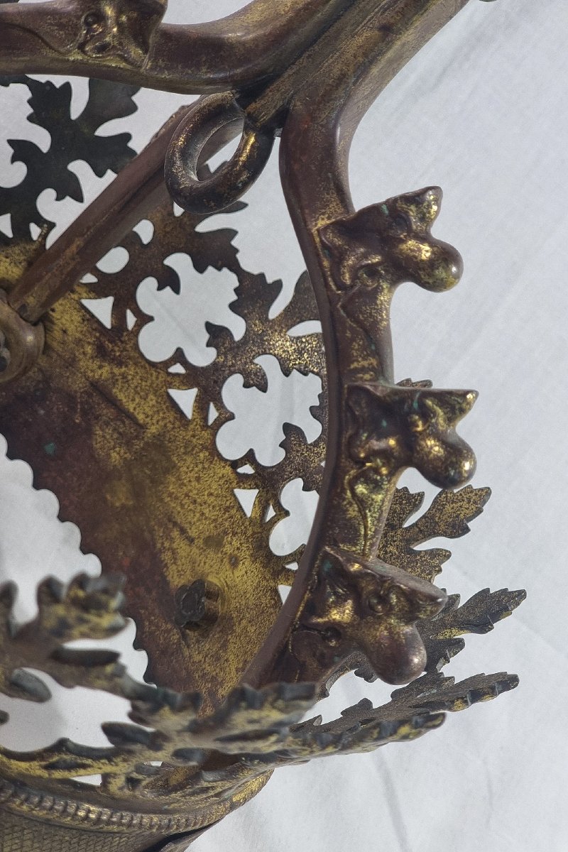 Decorative Copper Wreath – Perfect As A Game Rack Or Kitchen Decoration (no. 2)-photo-4