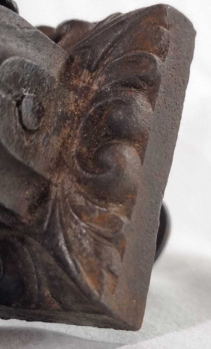 Antique French Cast-iron Door Knocker, 19th Century-photo-1