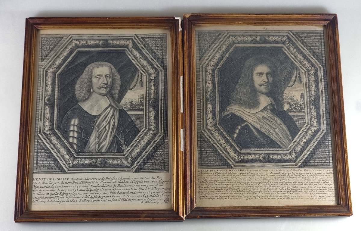 Moncornet gravures françaises XVIIe portraits militaires