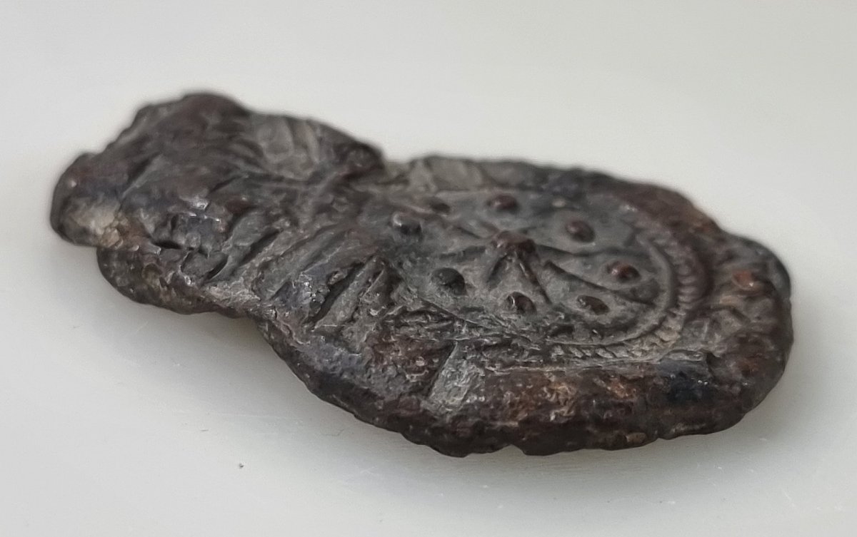Medieval Lead Pilgrim's Ampulla 14th–15th Century-photo-3