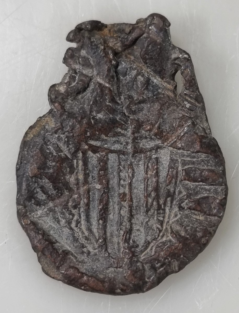 Medieval Lead Pilgrim's Ampulla 14th–15th Century-photo-2