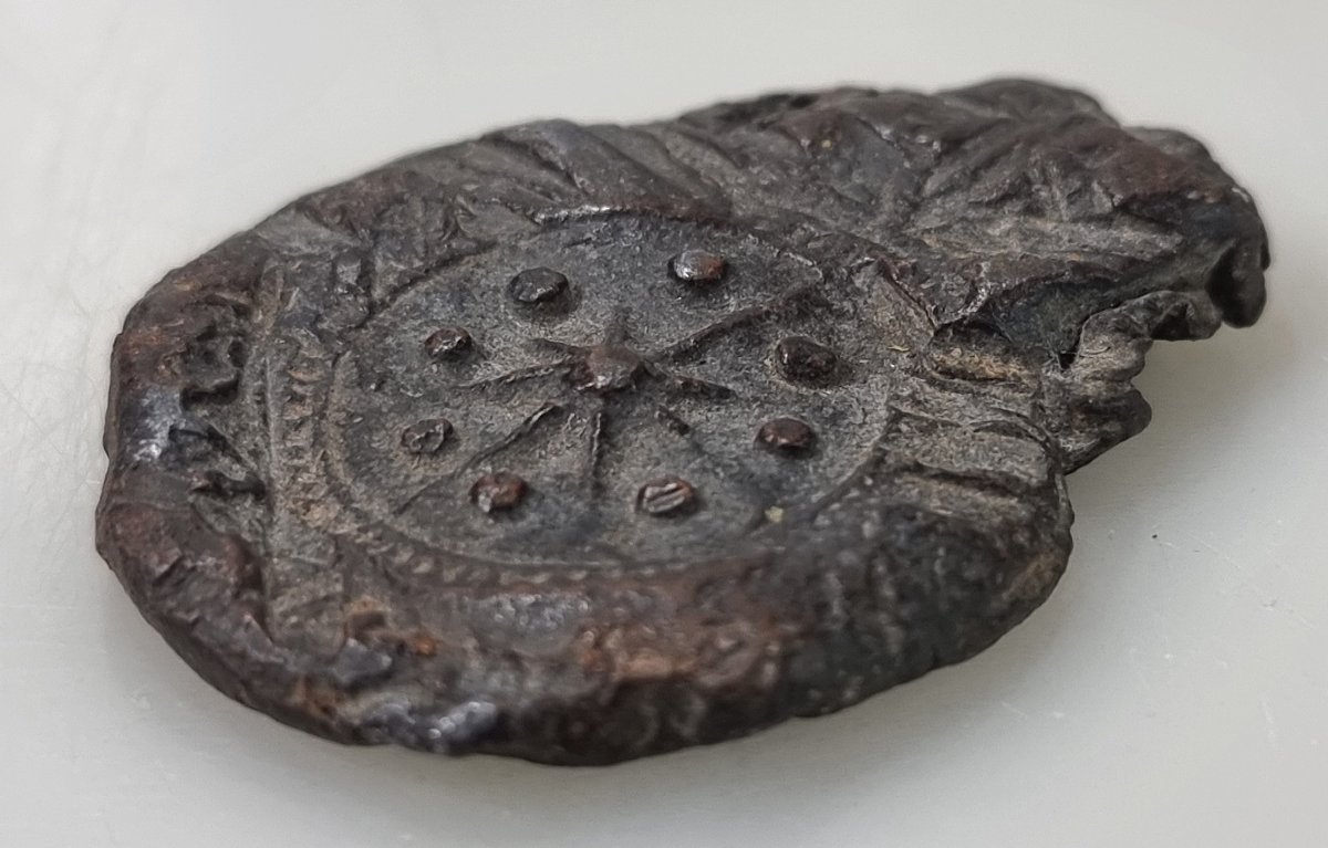Medieval Lead Pilgrim's Ampulla 14th–15th Century