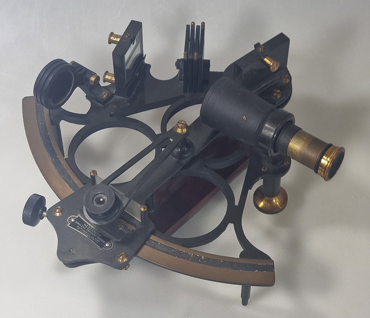 Sextant britannique Heath & Co Hezzanith de 1944, Class A, dans son coffret d’origine – N° M992-photo-1