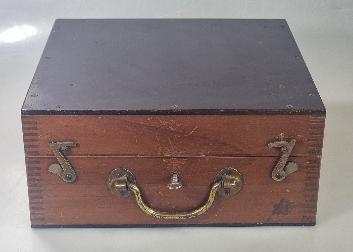 Sextant britannique Heath & Co Hezzanith de 1944, Class A, dans son coffret d’origine – N° M992-photo-5