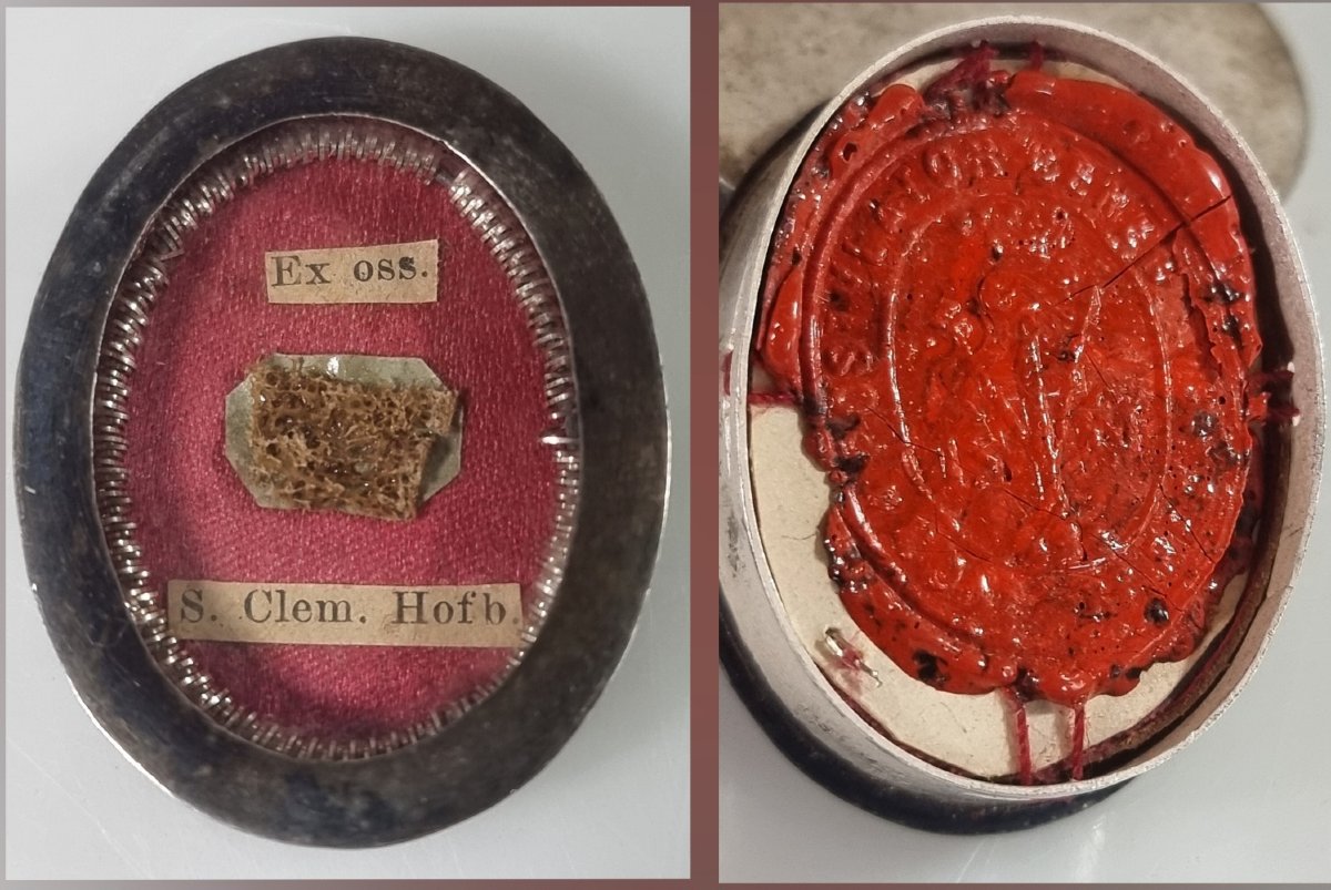 relique de première classe de saint Clément-Marie Hofbauer – Ex ossibus