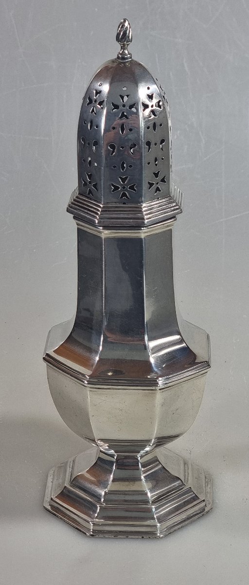 Solid Silver Sugar Caster  – William Devenport – Birmingham, 1934-photo-3