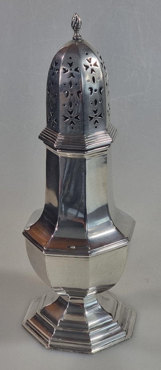 Solid Silver Sugar Caster  – William Devenport – Birmingham, 1934-photo-1