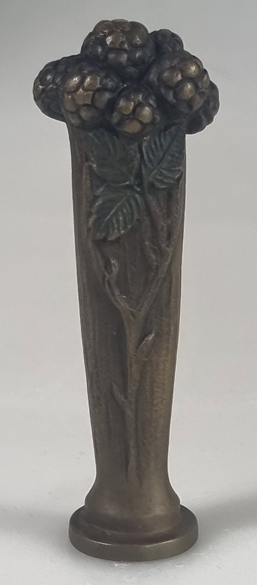 Antique French Bronze Seal Signed "m. Bertin" In Its Original Case – Circa 1910–1925-photo-4
