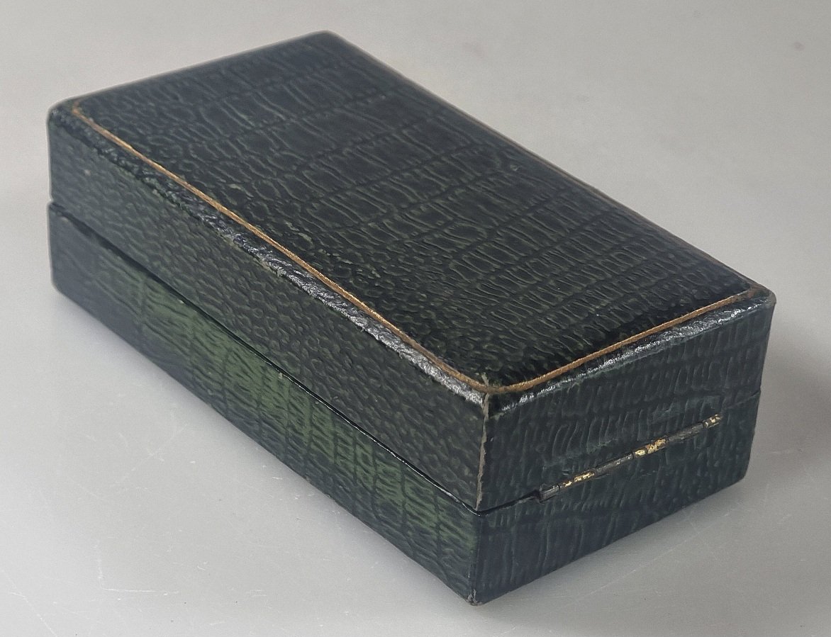 Antique French Bronze Seal Signed "m. Bertin" In Its Original Case – Circa 1910–1925-photo-5
