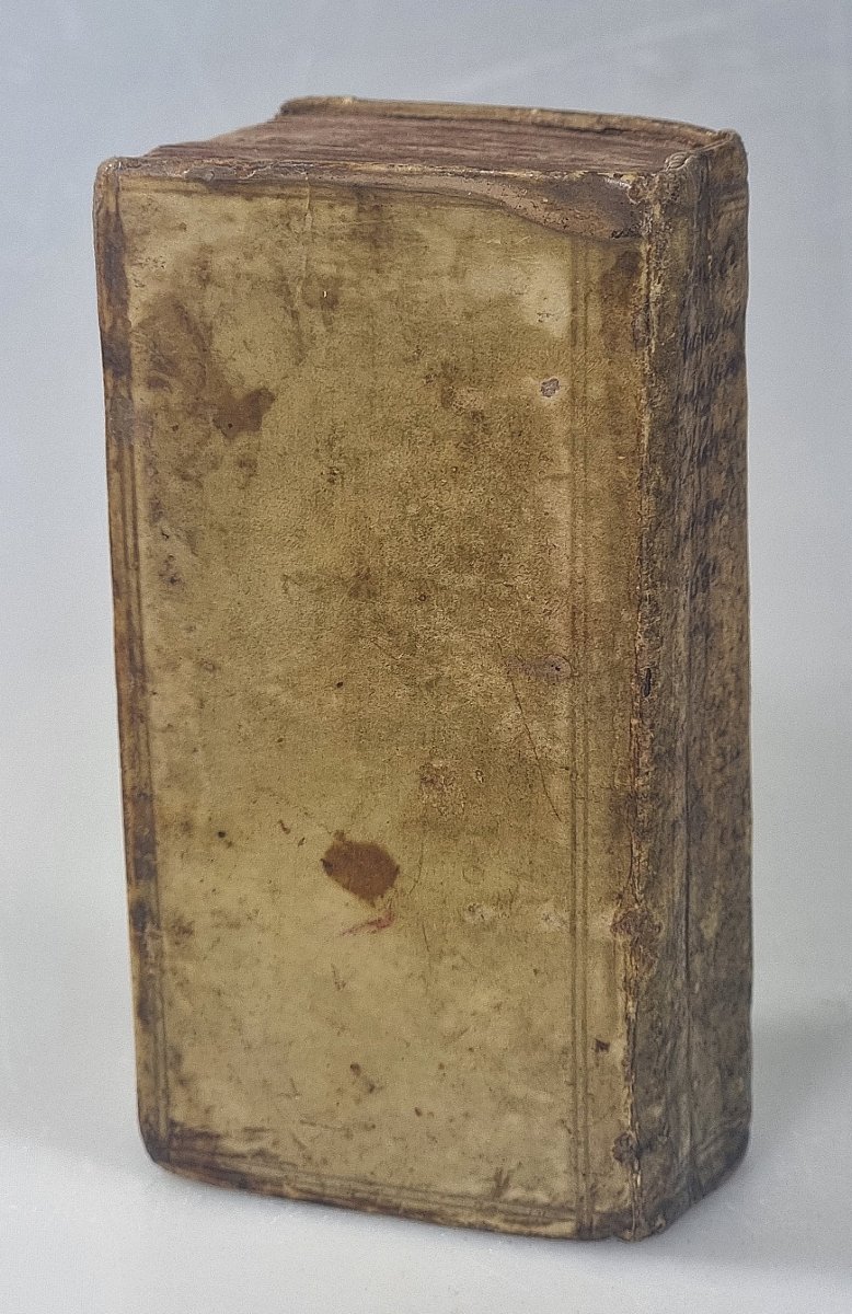 Small Antique Book – The Confessions Of Saint Augustine – Cologne, 1631 – Vellum Binding-photo-1