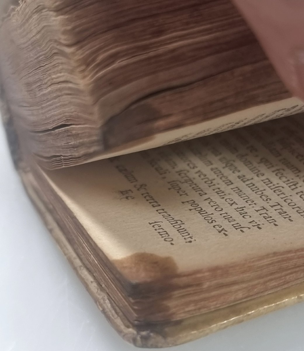 Small Antique Book – The Confessions Of Saint Augustine – Cologne, 1631 – Vellum Binding-photo-3
