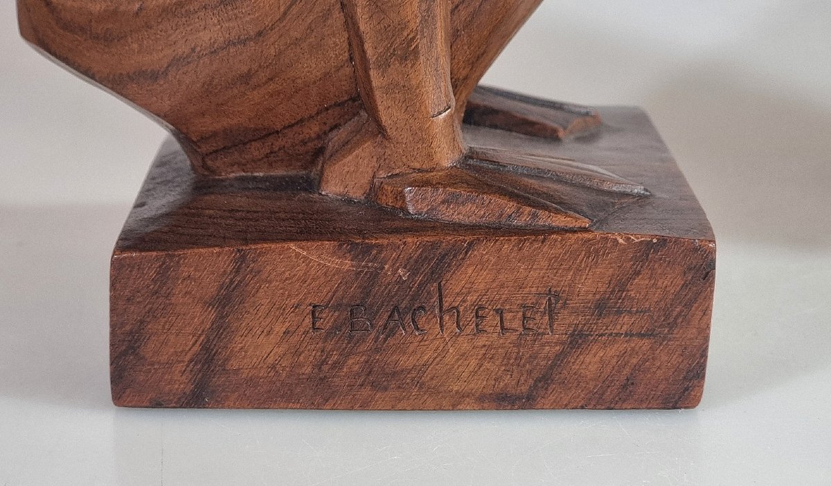 émile Just Bachelet — Two Art Deco Ducks In Rosewood - S.a.s. Paris-photo-1