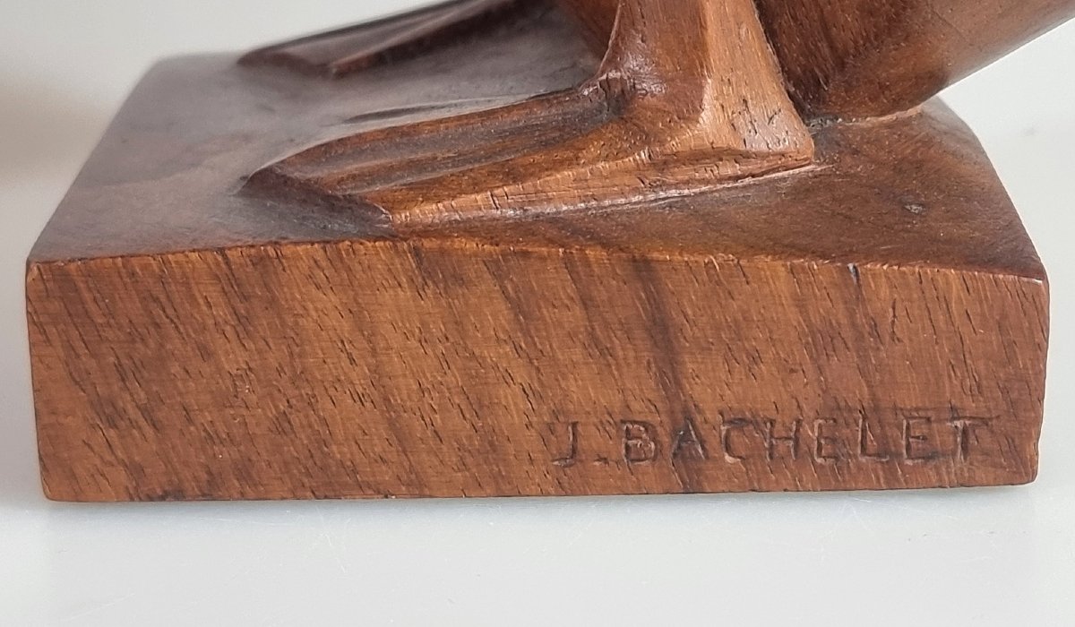 émile Just Bachelet — Two Art Deco Ducks In Rosewood - S.a.s. Paris-photo-2