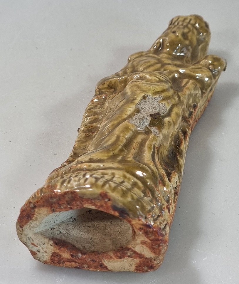 Vierge à l’Enfant en terre vernissée – Ligron, XVIIIe siècle-photo-1