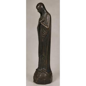 Jan Verdonk, Immaculate Virgin, Bronze, Gebroeders Van Paridon, Art Deco Sculpture