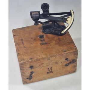 German Imperial Navy Sextant By H. Haecke, Berlin 1900 – Original Case