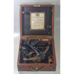 Sextant britannique Heath & Co Hezzanith de 1944, Class A, dans son coffret d’origine – N° M992