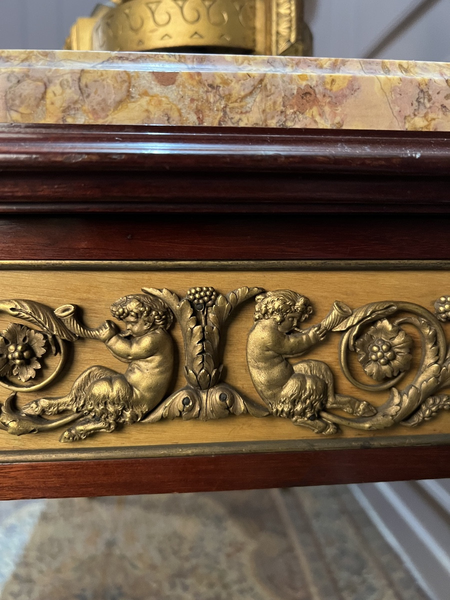 Louis XVI Style Center Table From The Napoleon III Period-photo-4