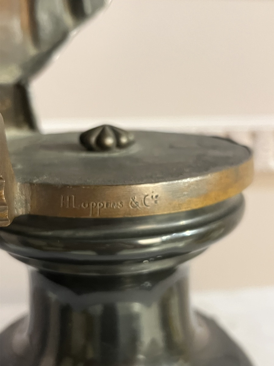 “cleopatra” Bronze Bust Signed Isodore De Rudder-photo-5