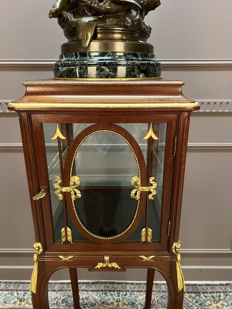 Sellette formant vitrine de style Louis XV-photo-3